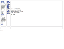 Tablet Screenshot of permalink.gmane.org